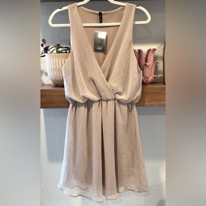NWT elastic waist mini dress